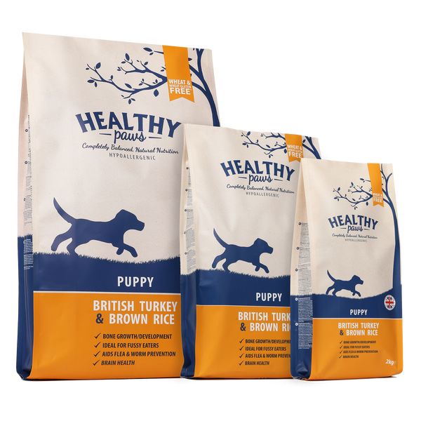 British Turkey Brown Rice Puppy Healthy Paws