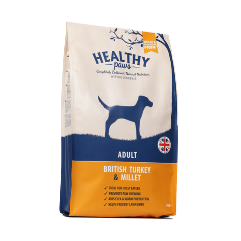6kg British Turkey & Millet (Adult)