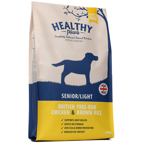 12kg British Free-Run Chicken & Brown Rice (Senior/Light)