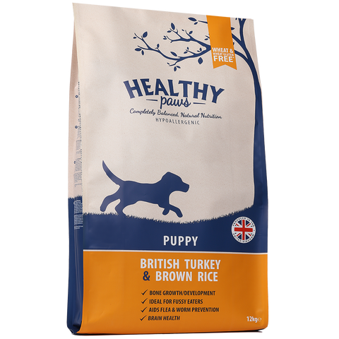 12kg British Turkey & Brown Rice (Puppy)