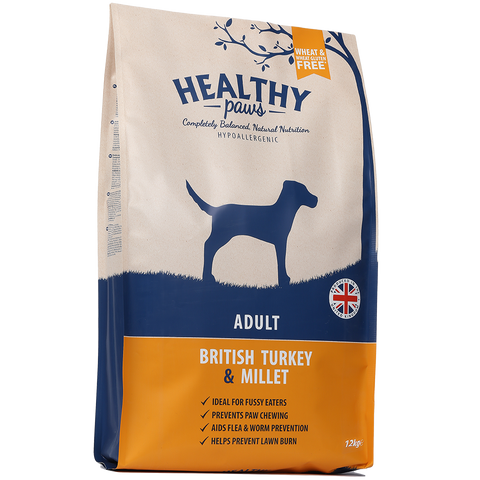 12kg British Turkey & Millet (Adult)